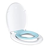 TODOT Familien-WC-Sitz, Toilettensitz mit magnetischem Kindersitz,...