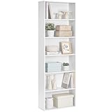 VASAGLE Bücherregal, mit 6 Ebenen, Standregal, Aufbewahrungsregal, für...