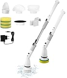 FAOKZE Elektrische Reinigungsbürste,Electric Spin Scrubber Schnurlos mit 6...