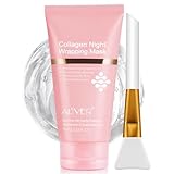 Collagen Night Wrapping Mask, Overnight Maske Gesicht, Peel off Kollagen Maske -...