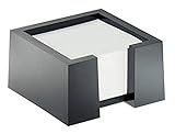 Durable Zettelkasten Cubo, schwarz, mit 500 Notizzetteln im Format 90x90 mm,...