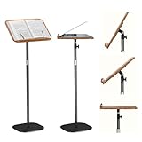 Stehpult Höhenverstellbar 46–120cm, Laptop Ständer mit Winkel Einstellbar,...