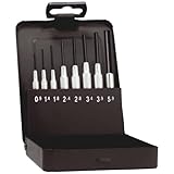 Rennsteig Splintreibersatz (Splinttreiber), 0,9 bis 5,9mm, Führungshülse –...