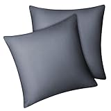 Fittia 2er-Set Lyocell Bambus Kissenbezug Bambusfaser Kopfkissenbezug...