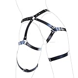 VKFOFEG Se Unterwäsc, Harness Damen Leder, Einstellbar Leder Harness für...