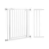 hauck Open N Stop 2, Weiß– Schutzgitter Treppe und Tür 96–101 cm –...
