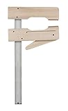 kwb Klemm-Zwinge aus Holz 200x110 mit Kork-Flächen, Spann-Weite 200 mm,...