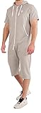Gennadi Hoppe Herren Jumpsuit kurz Onesie Overall Männer Sommer Einteiler...