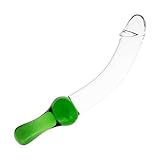 Glas Analplug, Kristall Analdildo Buttplug mit Griff und Eichel,...