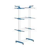 EASYmaxx Klappbarer Wäscheständer | Effizientes Trocknen mit 3 Ebenen, 2...