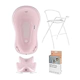 Hylat Baby Set: Baby Badewanne mit Thermometer, Gestell & Stöpsel,...