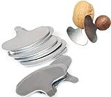 Ulawellor 20 Stück Walnussöffner Tragbare Edelstahl Walnuss-Öffner,Tragbare...