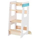 KYWAI® – Montessori Lernturm ab 1 Jahr, aus robustem Holz, Premium-Modell in...
