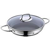 WMF Devil Servier-Schmorpfanne Induktion 26 cm mit Glasdeckel, Ofenfeste Pfanne,...