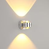 Lightsjoy Moderne LED Wandleuchte Innen Aluminium kreative Wandlampe...