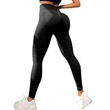 Sport Leggings Damen Anti Cellulite Leggings High Waist Push Up Yogahose Lange...