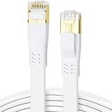 DDMALL CAT 8 LAN Kabel 3m, Hochgeschwindigkeit 40Gbps 2000MHz SSTP CAT8 Flaches...