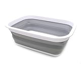 SAMMART 9,2 l Faltbare Wanne – tragbarer Picknickkorb für den Außenbereich...