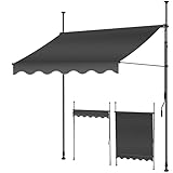 KESSER® Sonnenschutz Markise manuell ausziehbar 300cm | Sonnensegel UV Schutz...