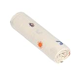 LÄSSIG Baby Puckdecke Spuckdecke Pucktuch Mulltuch Baumwolle 120 x 120...