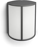Philips MyGarden LED Wandaussenleuchte Stock, 6 W, Anthrazitgrau, Grau