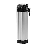 SEASON Ebike Akku 24V 10.4Ah Li-ion Akku Sitzrohr Batterie in Silber OHNE...