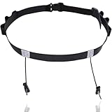 Triathlon Startnummernband, Laufgürtel mit Nummernhalter, Ring Running Belt,...