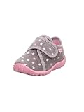 Superfit Baby Mädchen SPOTTY Hausschuhe, GRAU 2100, 19 EU