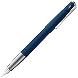 LAMY studio Füllhalter 067 - Füller aus rostfreiem Edelstahl in dunkelblauem...