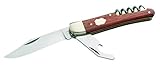 Solingen Hartkopf 330110 Taschenmesser, 3-TLG., Stahl 1.4034, Rotholz,...