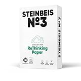 Steinbeis No. 3 Druckerpapier – 2500 (5 x 500) Blatt DIN A4 Recycling-Papier...
