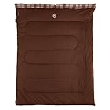 Coleman Schlafsack Hampton Double, XXL Deckenschlafsack Camping, Leichter...
