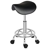 Alightup Bürohocker mit Rollen, professionell, 360° drehbar, Sattelhocker,...
