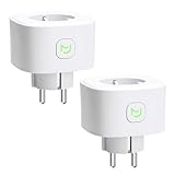 Meross WLAN Alexa Steckdose, Stromzähler für Steckdose mit...