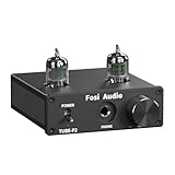 Fosi Audio P2 Röhren Kopfhörerverstärker Vakuumschlauch Vorverstärker Mini...