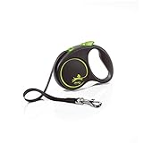 flexi 4000498033920 Roller Lead Design Black/Green S Multi