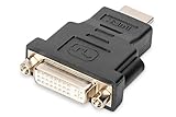 DIGITUS HDMI Grafik Adapter, HDMI Typ A zu DVI-I (24+5), Full HD 60Hz, 1920 x...