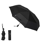 Amazon Basics Reise-Regenschirm, automatisch, kompakt, Winddicht, robust, mit...