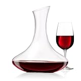 alpina Dekanter – Dekanter Rotwein – Weinkaraffe dickes Glas – Decanter...