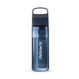 LifeStraw Go Serie - BPA-freie Trinkflasche mit Wasserfilter 650ml für Reisen...