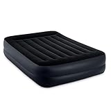 Intex Erwachsene Queen Pillow Rest Raised Airbed W/Fiber-Tech Bip, Top:...