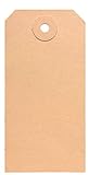 BT-Label 1000 Anhängeschilder 60 x 120 mm mit Loch (verstärkte Kartonöse),...
