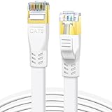 DDMALL CAT 8 LAN Kabel 3m, Hochgeschwindigkeit 40Gbps 2000MHz SSTP CAT8 Flaches...