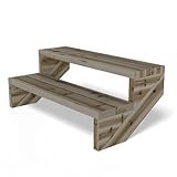 Gartenwelt Riegelsberger Terrassentreppe Breite 95 cm Treppe mit 2 Stufen...