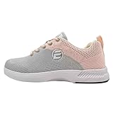 ELITE Damen Comfort Bowlingschuhe – universelle Gleitsohlen, ultraleichtes...