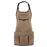 discoball Garten Schürze mit 14 Taschen für Werkzeug wasserdicht...