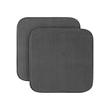 Sitzkissen (2er Pack) Stuhlkissen mit Anti Rutsch Unterseite 38cm x 38cm -...