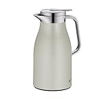 alfi SKYLINE 1,0l, silver lining, Edelstahl-Isolierkanne mit hygienischem...