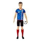 Barbie You Can Be Anything Serie, Ken Fußballspieler Puppe, Ken Puppe mit...