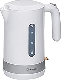 Clatronic Wasserkocher 1,8L mit verdecktem Edelstahlheizelement | Kettle mit...